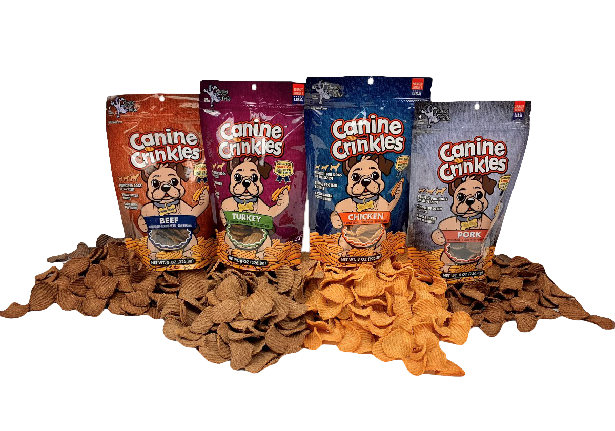 Canine Crinkle Product Spill